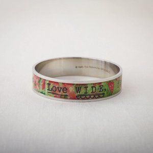 Kelly Rae Roberts Love Wide Colorful Bangle New